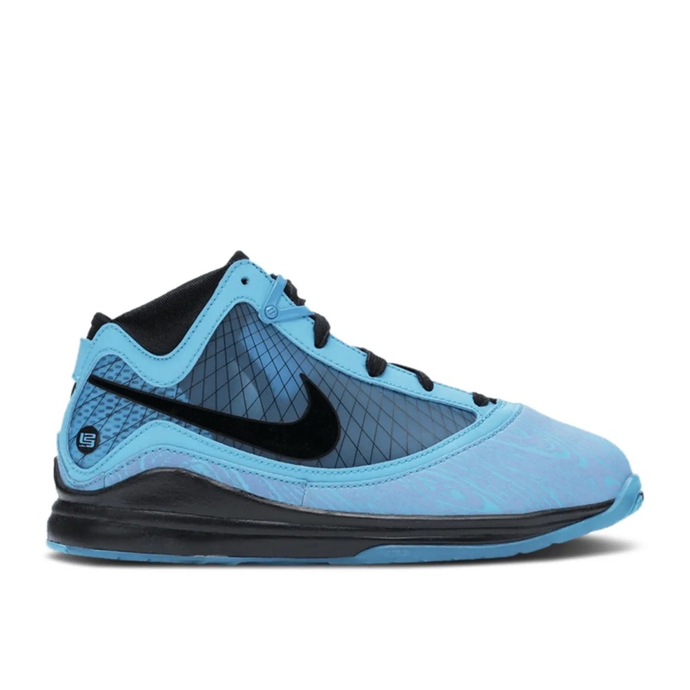 Nike LeBron 7 Retro All-Star Kids 1.5Y Blue Basketball Shoes CK0718-400